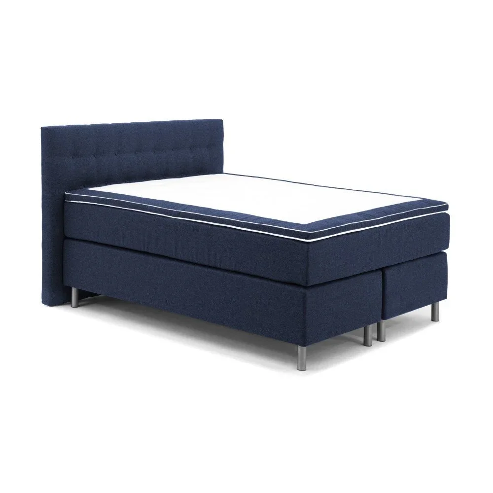 Tmavě modrá boxspring postel Vivonita Koso, 160 x 200 cm v:801620