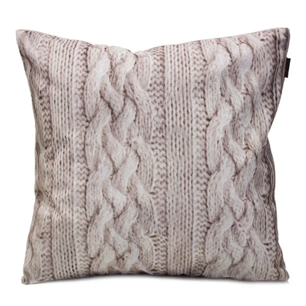Béžový polštář Domarex Sweater, 45x45 cm v:733996