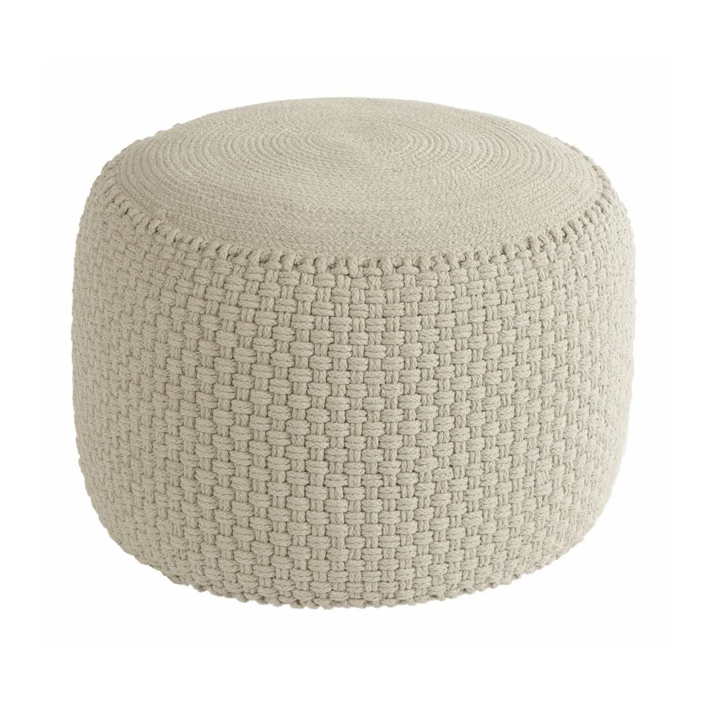 Pískově hnědý puf ZicZac Weave v:745216
