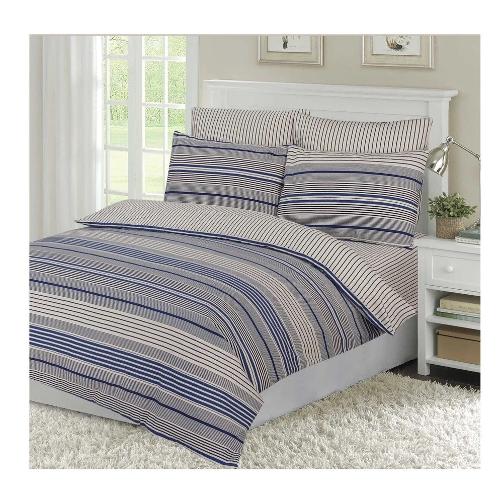 Povlečení Velosso Daltron Stripe Blue, 200 x 200 cm v:735280