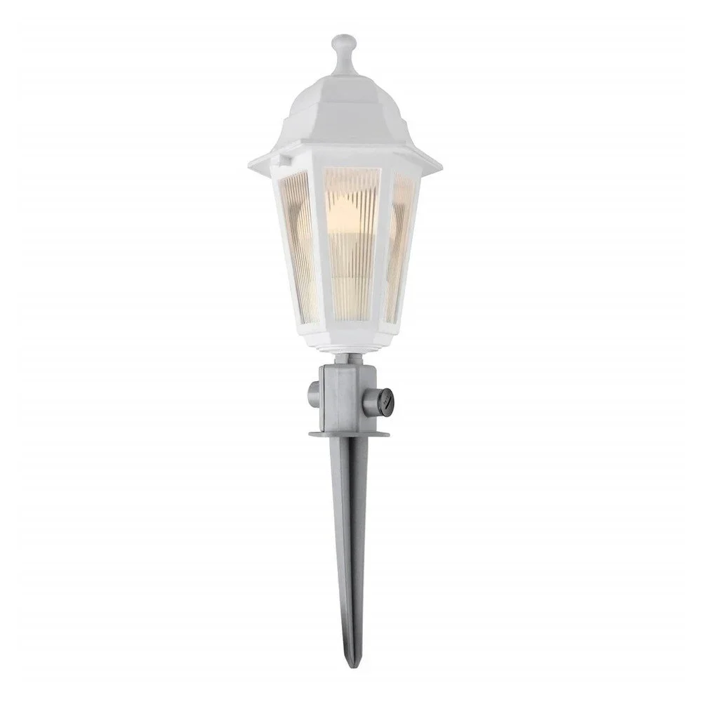 Bílé zahradní LED svítidlo Homemania Decor Optic v:1059946 Bílé zahradní LED svítidlo Homemania Decor Optic v:1059946