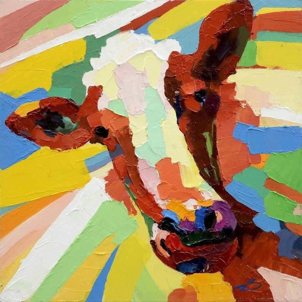 Ručně malovaný obraz Vivorum Blossom, 60 x 60 cm v:1032168