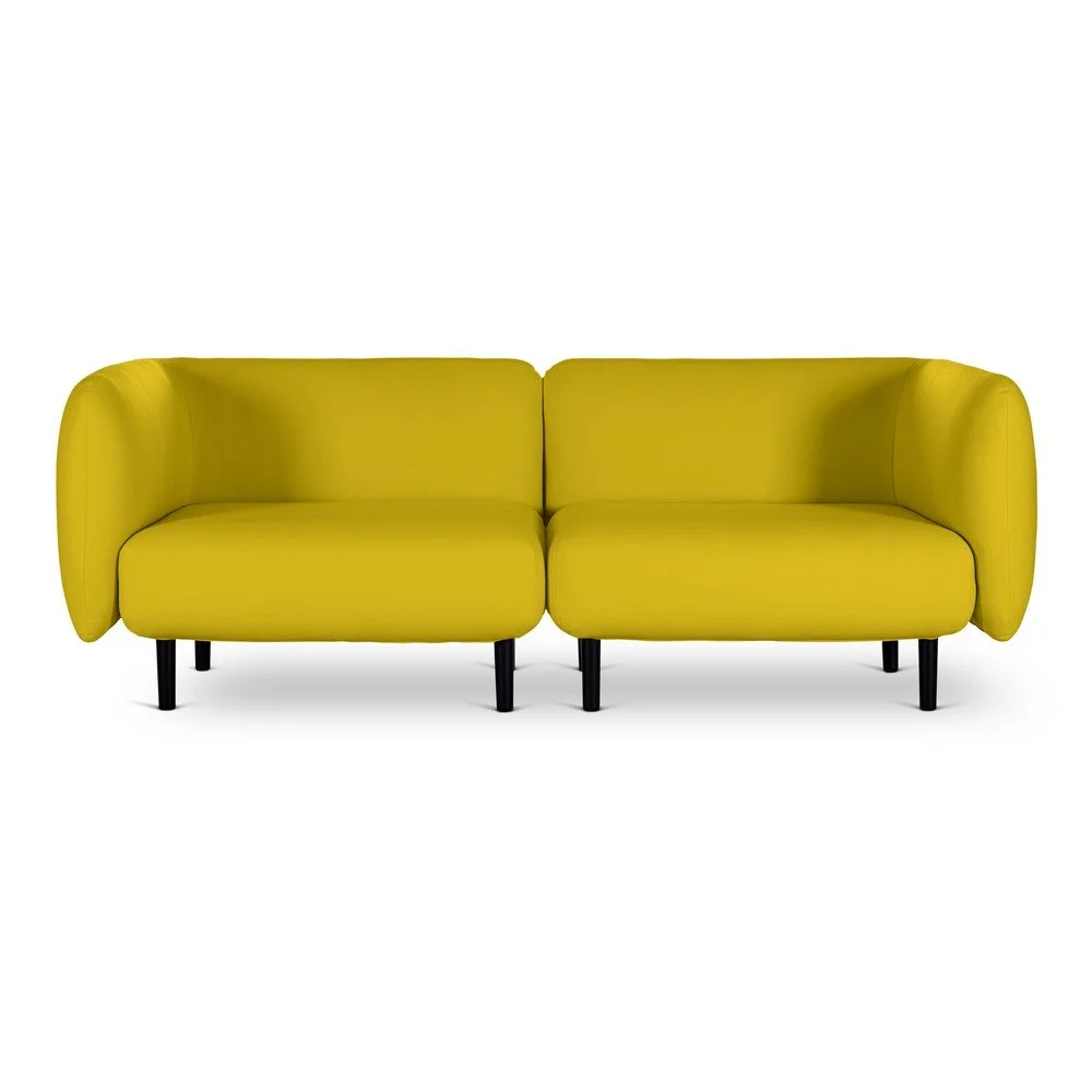 Žlutá pohovka Softline Elle, 230 cm v:1373199