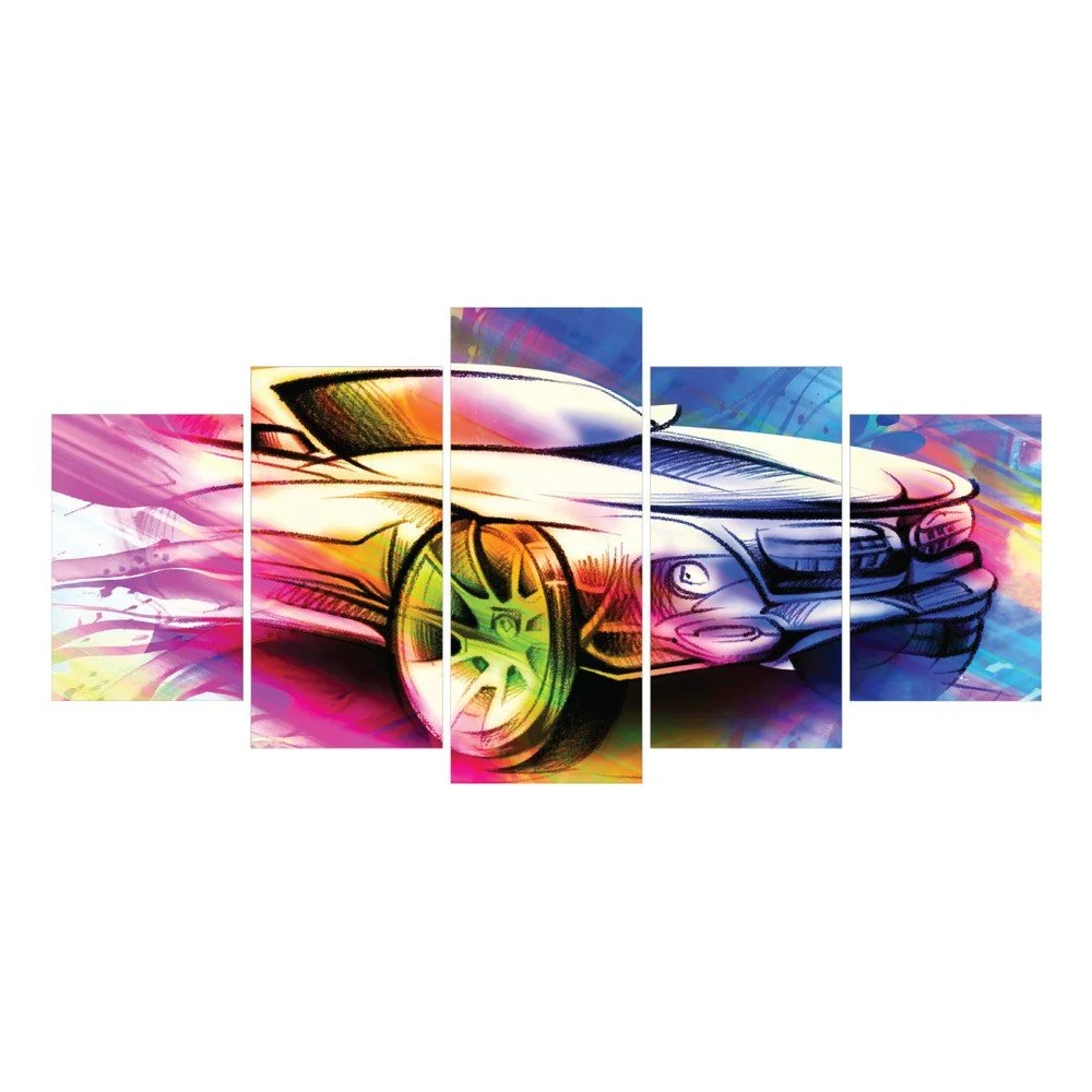 Vícedílný obraz La Maison Des Couleurs Car v:809292