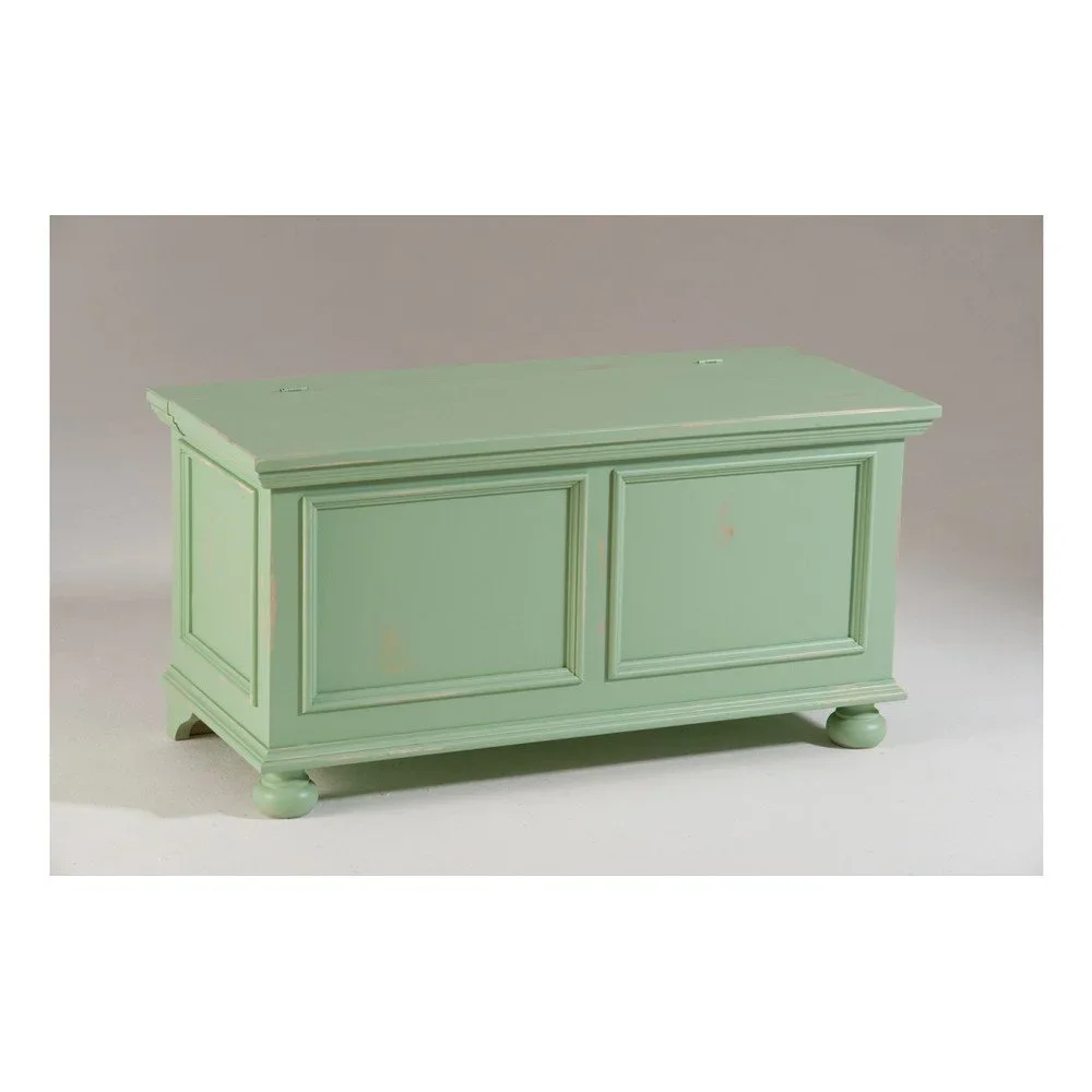 Zelená dřevěná truhla Castagnetti Chest v:848072