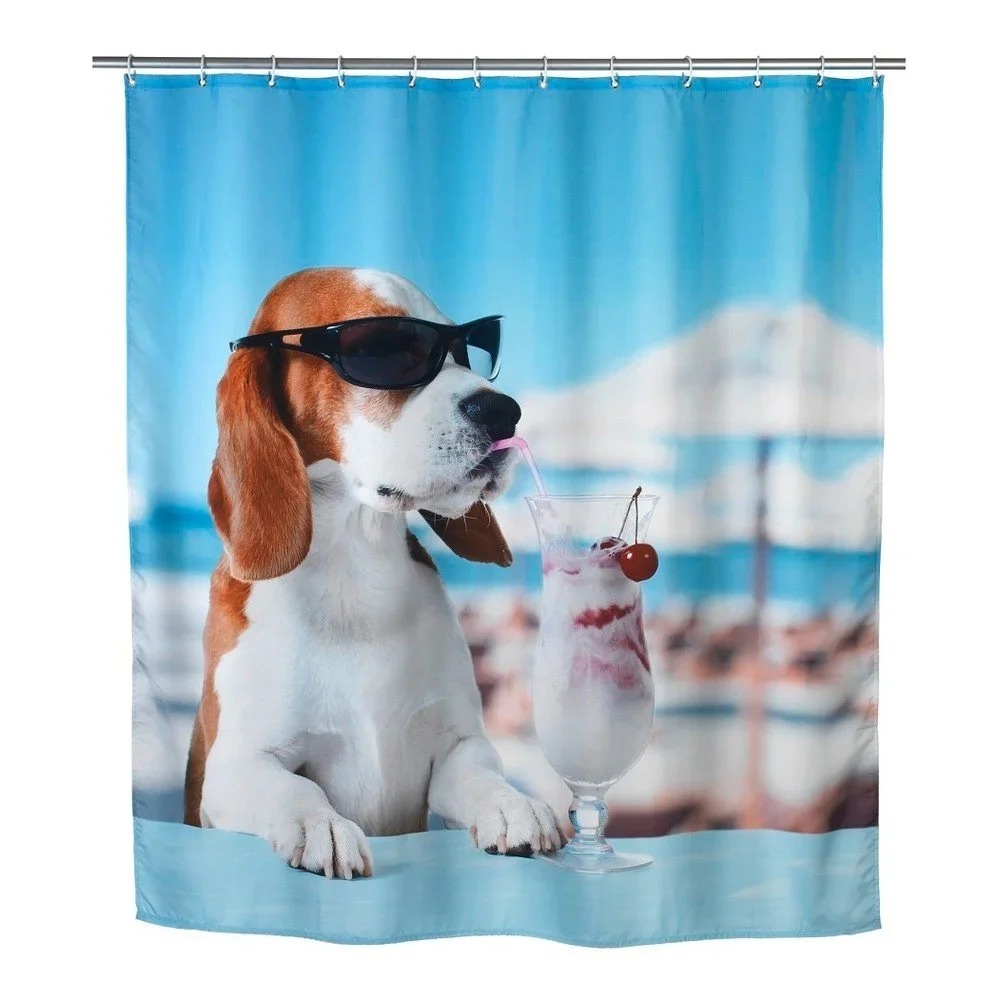 Sprchový závěs Wenko Cool Dog, 180 x 200 cm v:1134282