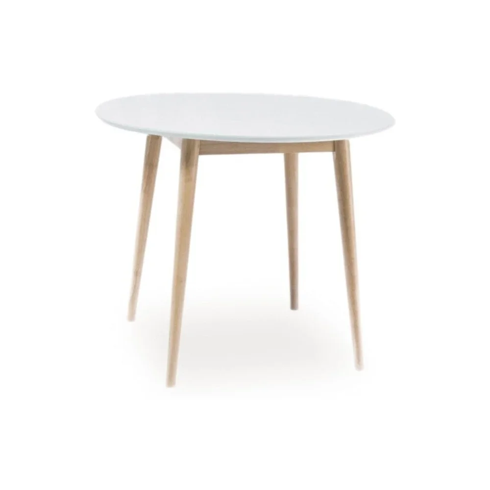 Stůl s bílou deskou Signal Larson, ⌀ 90 cm v:1038242
