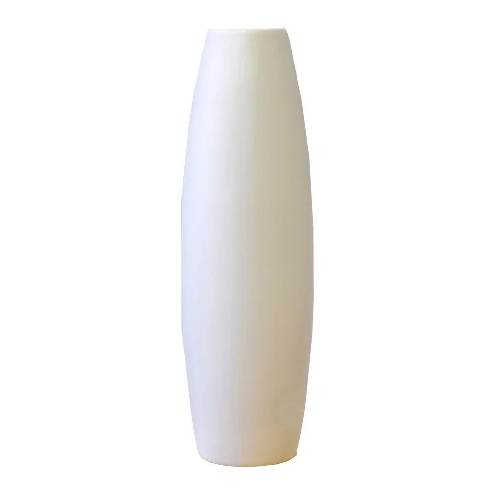 Bílá keramická váza Rulina Roll, výška 38 cm v:1426201 Bílá keramická váza Rulina Roll, výška 38 cm v:1426201