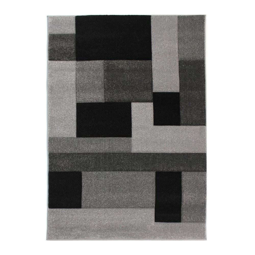 Černo-šedý koberec Flair Rugs Cosmos, 160 x 230 cm v:1002628