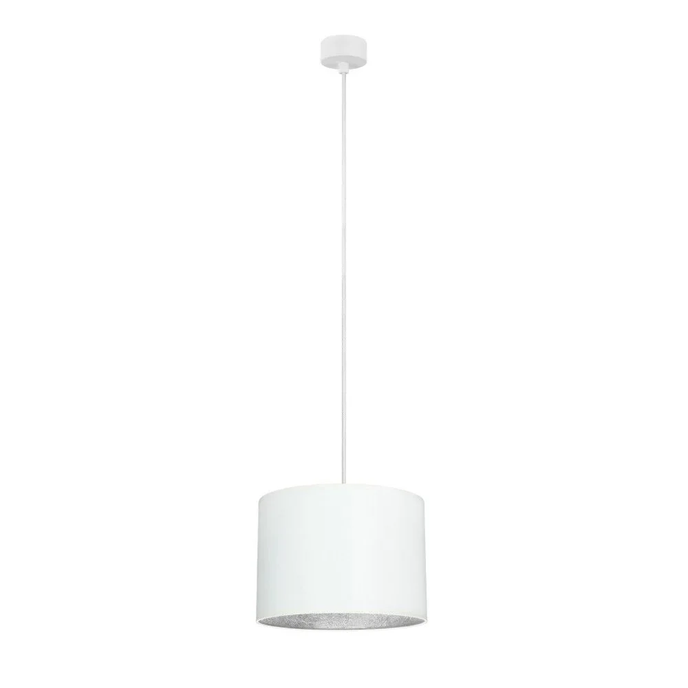 Bílé stropní svítidlo s vnitřkem ve stříbrné barvě Sotto Luce Mika, ⌀ 25 cm v:1111638