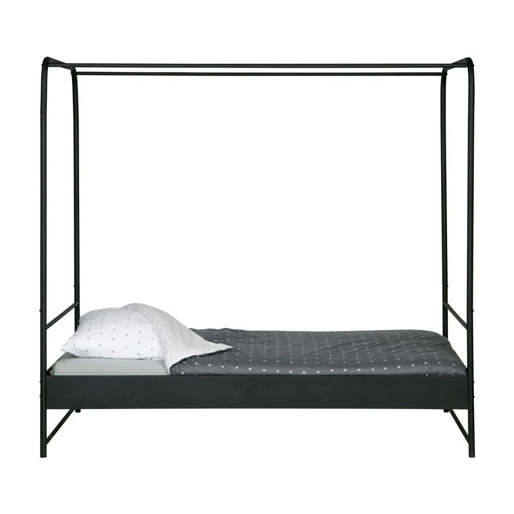 Černá jednolůžková postel vtwonen Bunk, 120 x 200 cm v:1169270