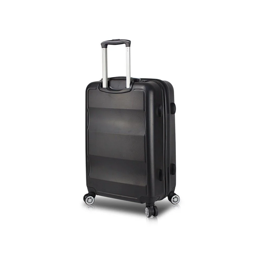 Černý cestovní kufr na kolečkách s USB portem My Valice COLORS LASSO Medium Suitcase v:1219934