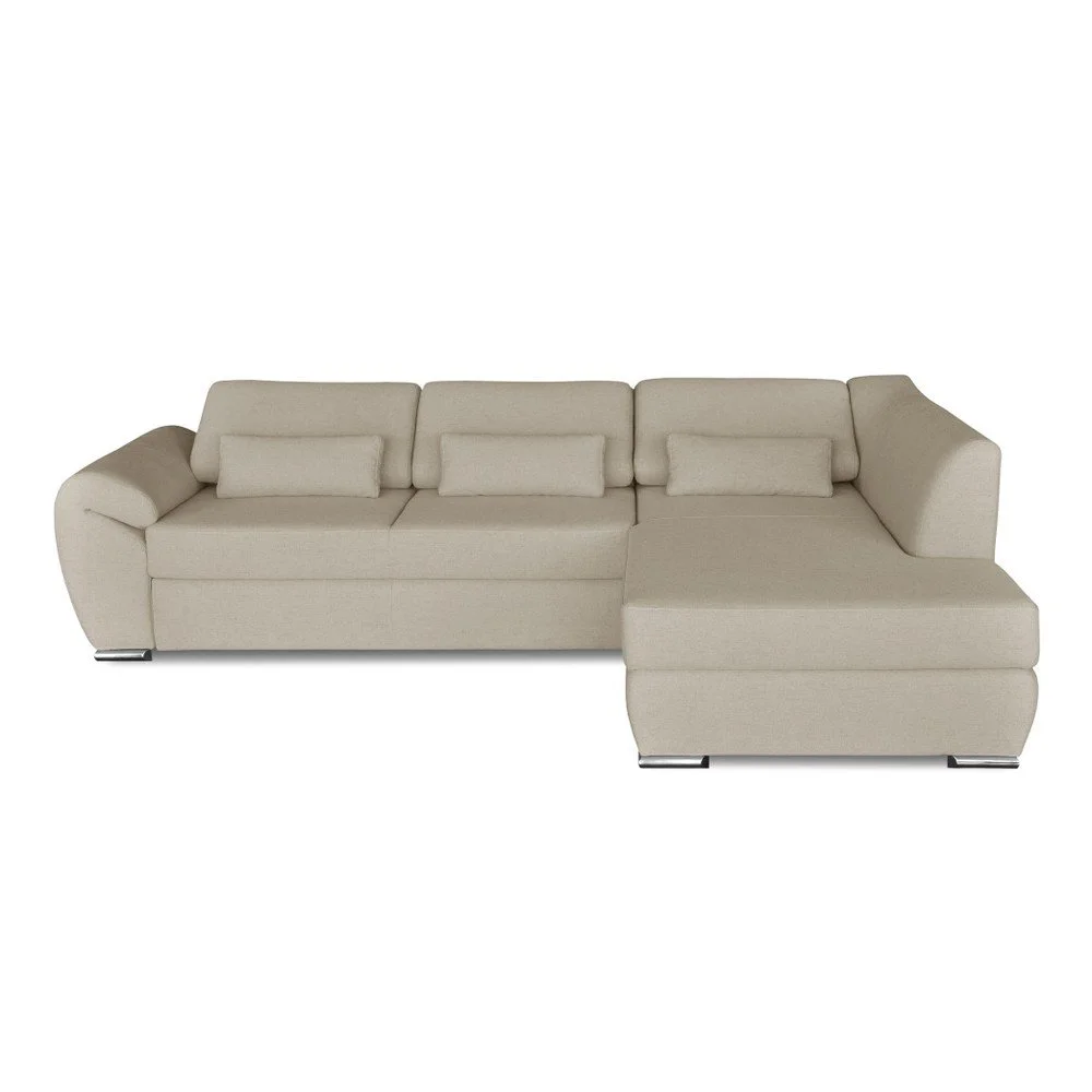 Béžová rohová rozkládací pohovka Windsor & Co. Sofas Epsilon, pravý roh v:762738
