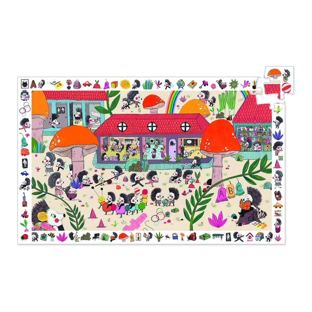 Dětské puzzle Djeco Observation Ježci v:1358591