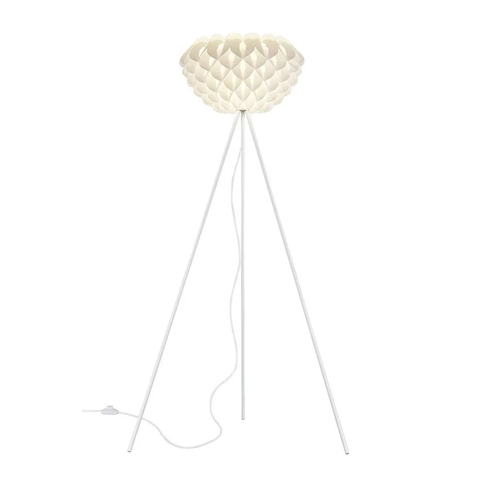 Bílá stojací lampa Reality Tilia, výška 155 cm v:1279862 Bílá stojací lampa Reality Tilia, výška 155 cm v:1279862