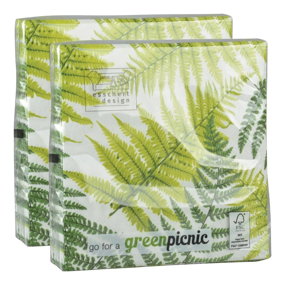 2 sady 20 ubrousků Esschert Design Leaf v:868262