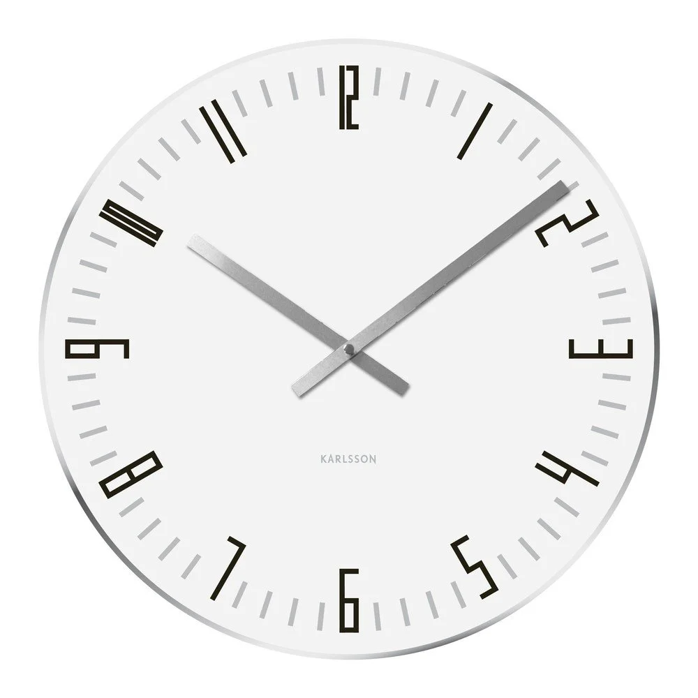 Bílé hodiny Present Time Slim Index v:755656 Bílé hodiny Present Time Slim Index v:755656