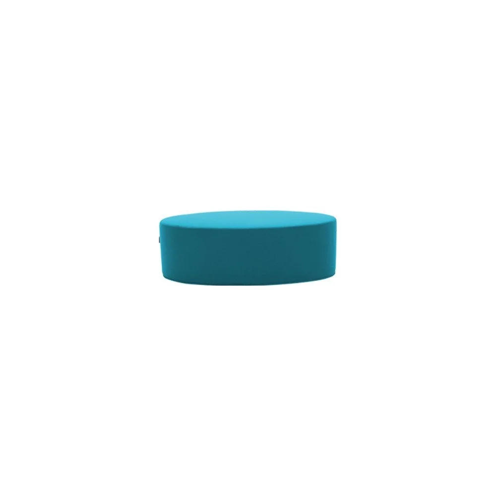 Tyrkysový puf Softline Bon-Bon Felt Melange Turquoise, délka 100 cm v:1195478
