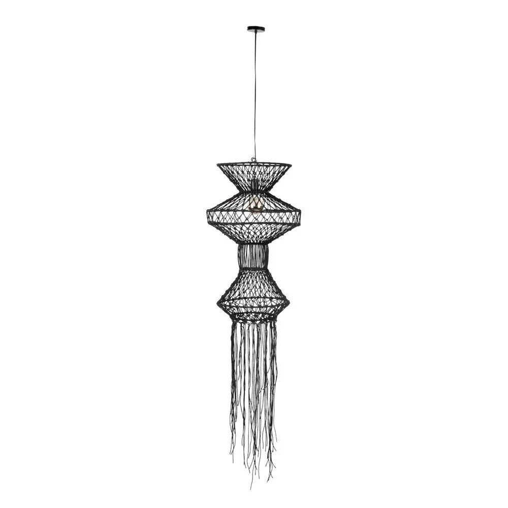 Černé závěsné svítidlo Dutchbone Tangan v:1389481
