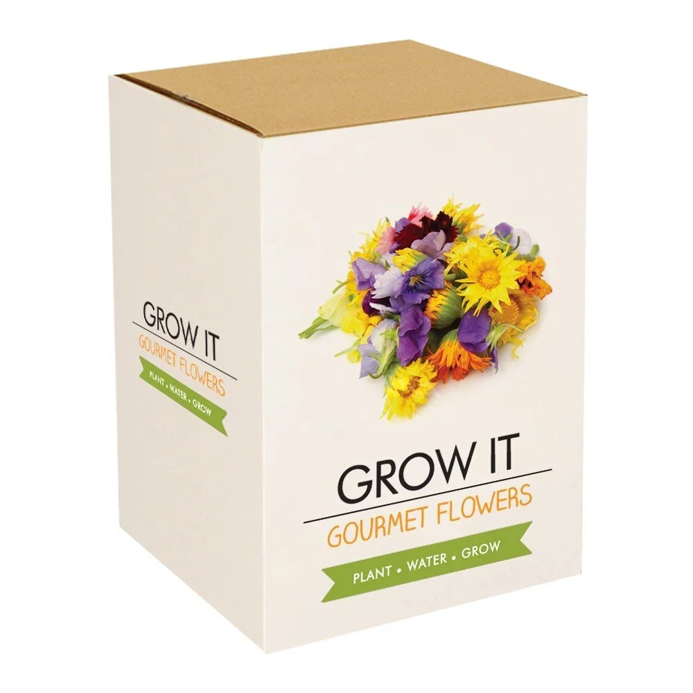 Pěstitelský set se semínky jedlých květů Gift Republic Gourmet Flowers v:854914