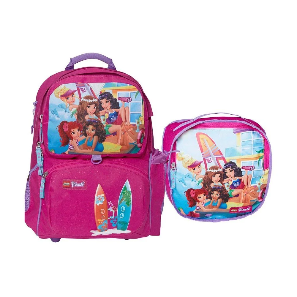Set školní aktovky s taštičkou LEGO® Friends Beach House Freshmen v:952256