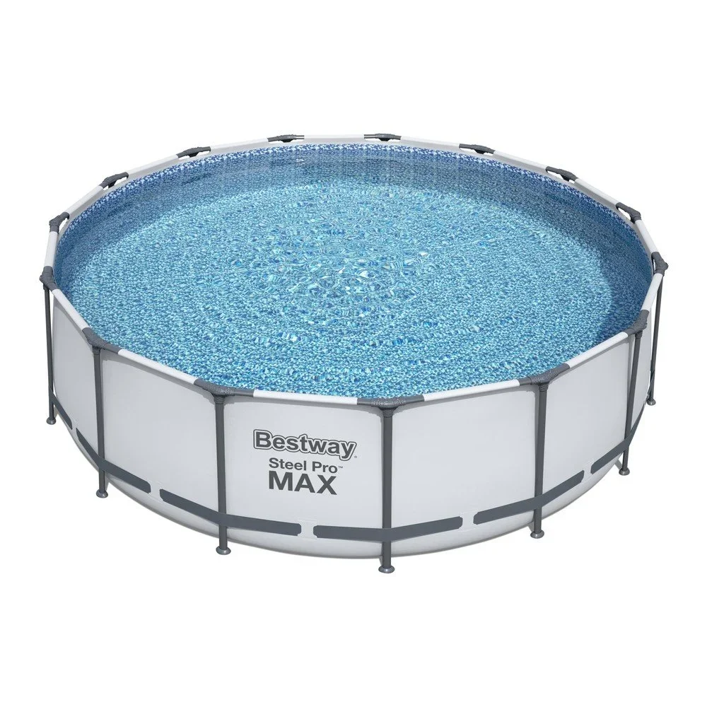 Bazén s pevnou konstrukcí ø 457 cm hloubka 122 cm Max – Bestway v:1665788 Bazén s pevnou konstrukcí ø 457 cm hloubka 122 cm Max – Bestway v:1665788