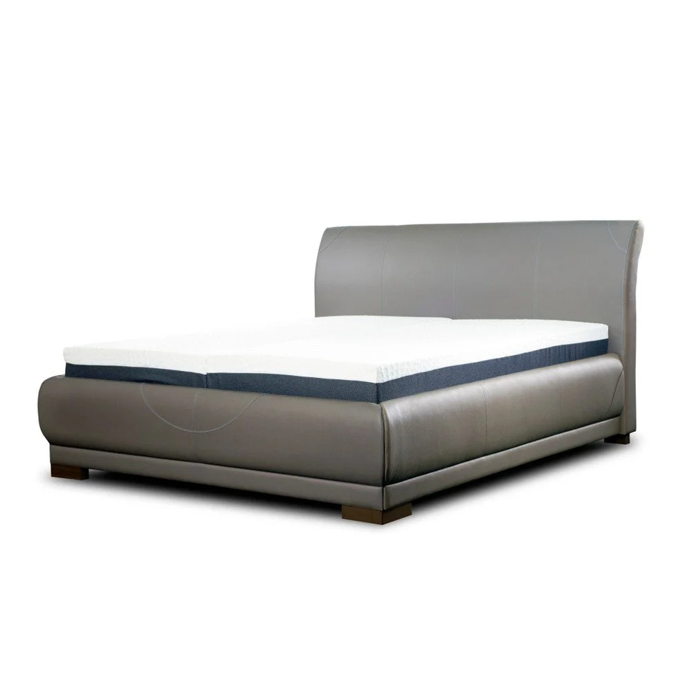 Šedá dvoulůžková boxspring postel Sinkro Cowboy, 180 x 200 cm v:880558