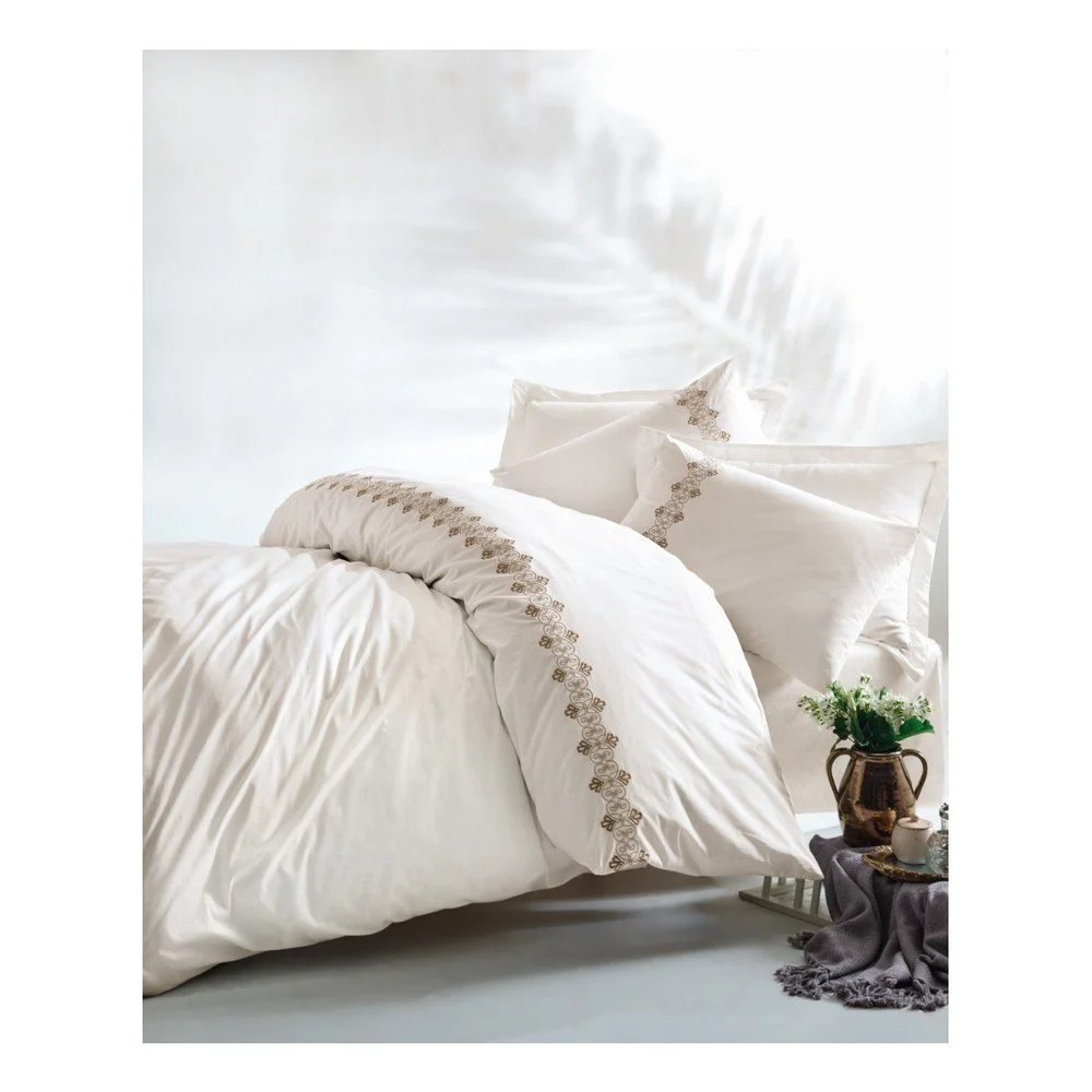 Set bavlněného povlečení na dvoulůžko s prostěradlem Freia, 200 x 220 cm v:1012550