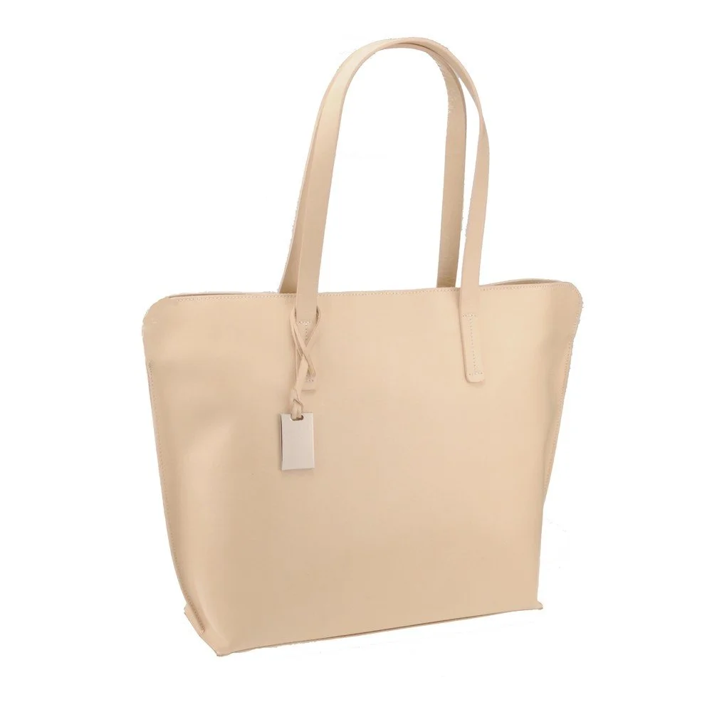 Pudrová kožená kabelka Florence Bags Vega v:709238 Pudrová kožená kabelka Florence Bags Vega v:709238