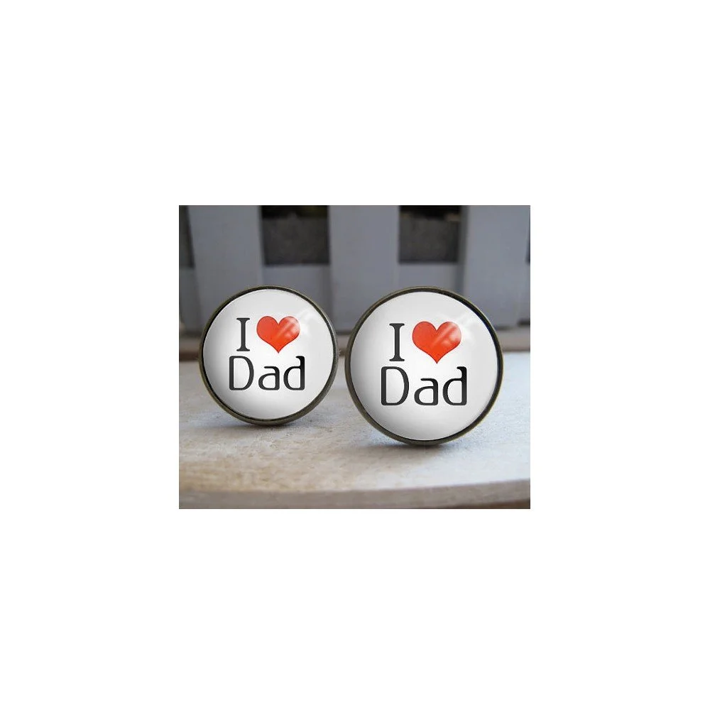 Sada 2 manžetových knoflíčků Butoni de Camasa I Love Dad v:722130