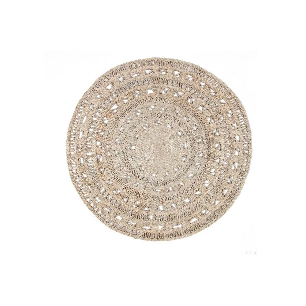 Jutový kruhový koberec Eco Rugs Orfelia, Ø 120 cm v:1124254