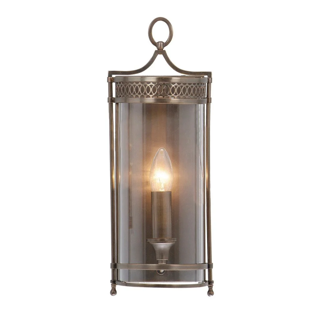 Nástěnné svítidlo v bronzové barvě Elstead Lighting Guidhaill Dark Bronze v:1218638