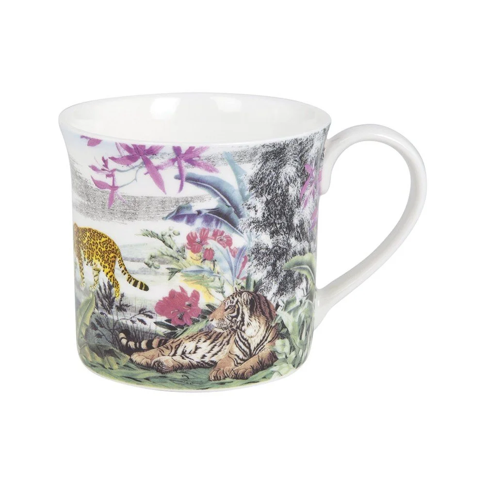 Hrnek z kostního porcelánu Ashdene Jungle Kingdom Big Cats, 260 ml v:1069034