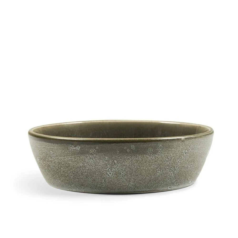 Šedá kameninová mísa s vnitřní glazurou v šedé barvě Bitz Mensa, průměr 18 cm v:1223396