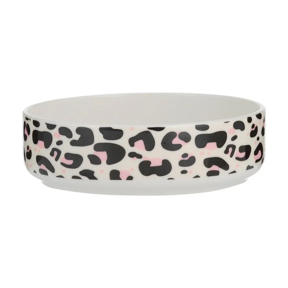 Kameninová miska pro psy i kočky Mason Cash Leopard, ø 13 cm v:1450690