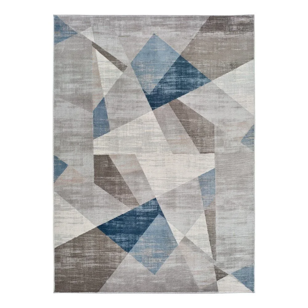 Šedo-modrý koberec Universal Babek Geo, 160 x 230 cm v:1391019