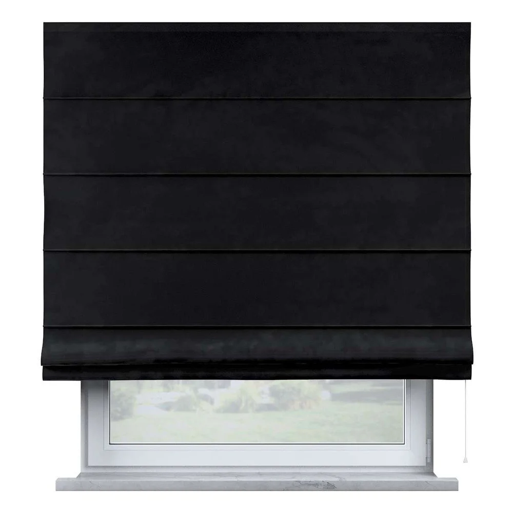 Černá římská roleta 170×130 cm Posh Velvet v:1475858 Černá římská roleta 170×130 cm Posh Velvet v:1475858