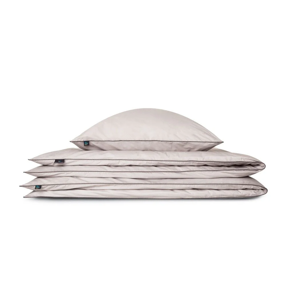 Světle šedý bavlněný povlak na polštář WeLoveBeds Perla, 70 x 80 cm v:1372365