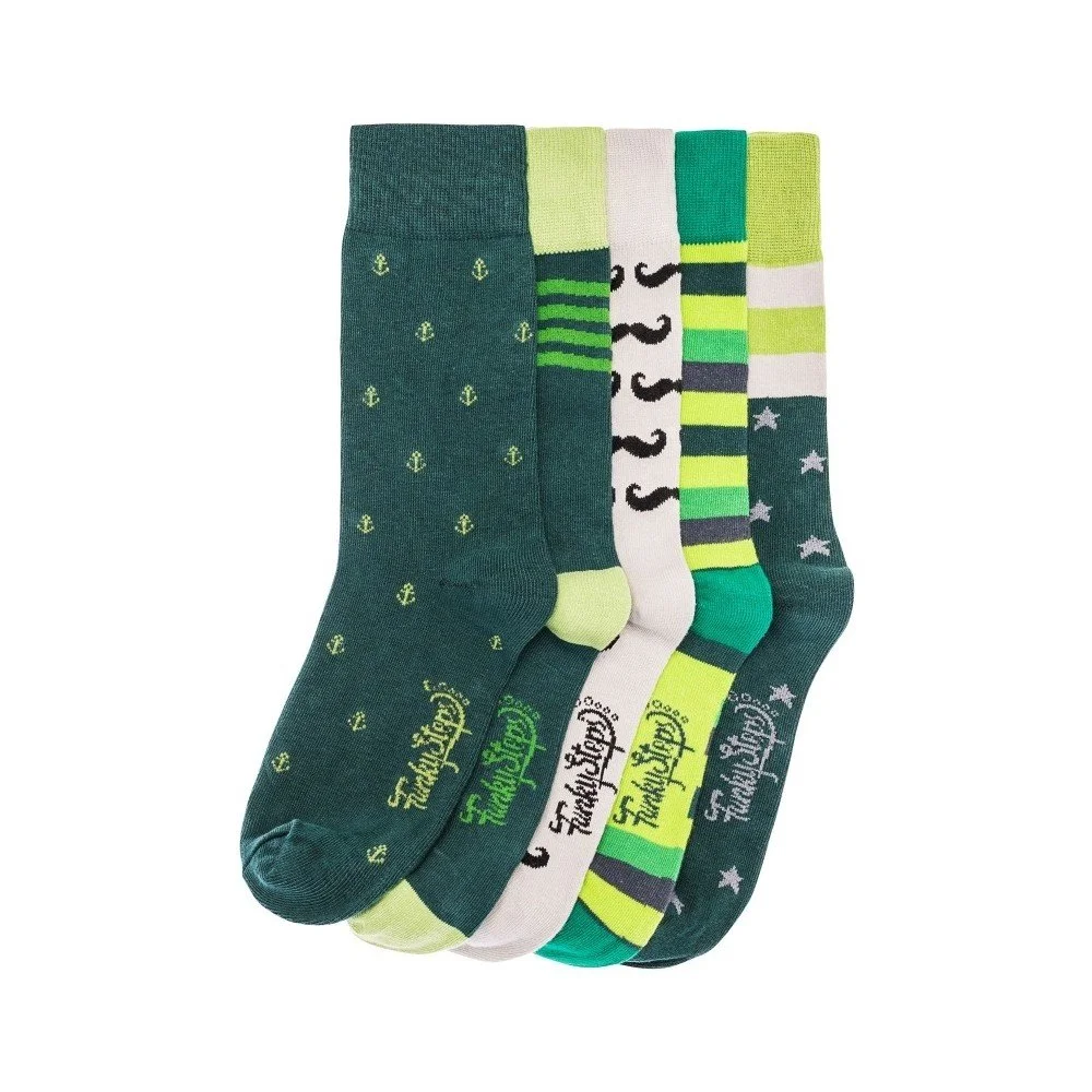 Sada 4 párů unisex ponožek Funky Steps Paul, velikost 39/45 v:927752