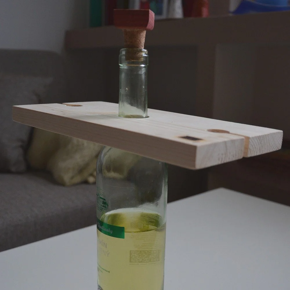 Stojan na 2 sklenice Pure Junk Wine v:711004