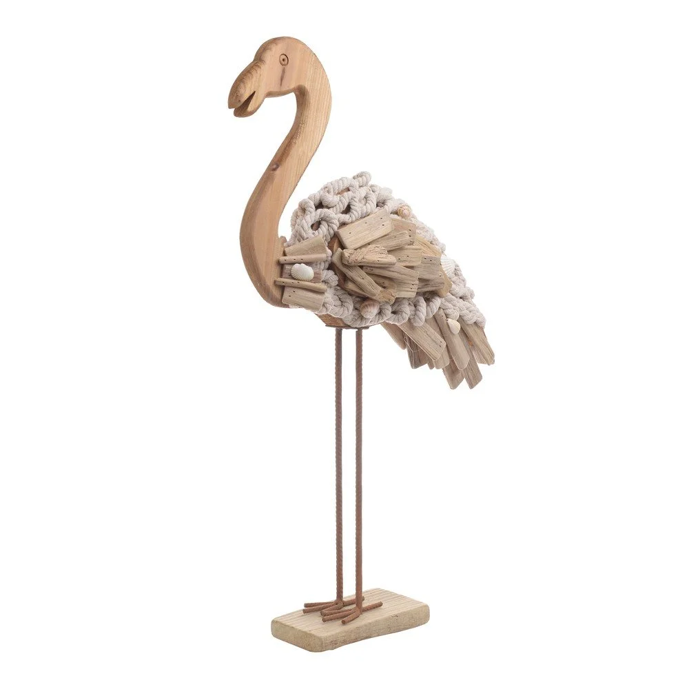 Dřevěná soška InArt Flamingo, výška 45 cm v:1352179