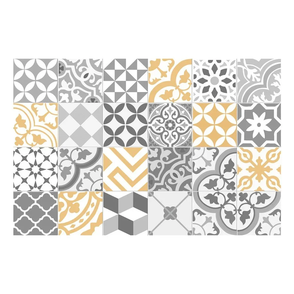 Vinylový koberec Floorart Collage Con Amarillo, 66 x 100 cm v:977700