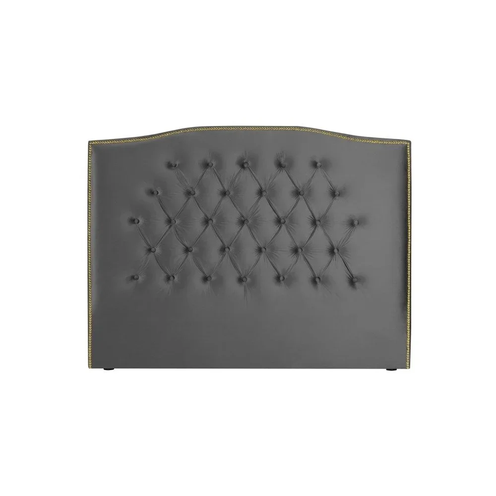 Stříbrnoš-šedé čelo postele Mazzini Sofas Daisy, 140 x 120 cm v:1082992