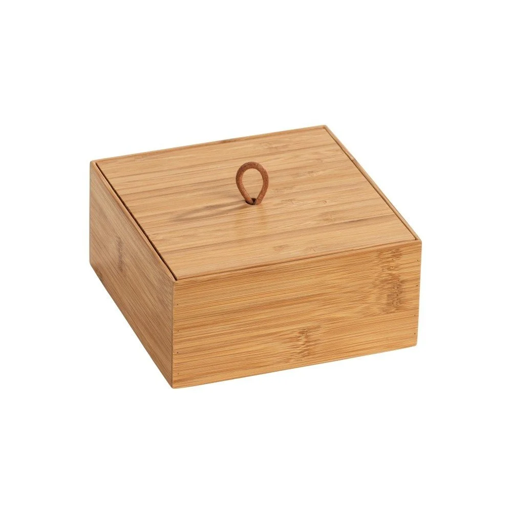 Bambusový box s víkem Wenko Terra, šířka 15 cm v:1247632