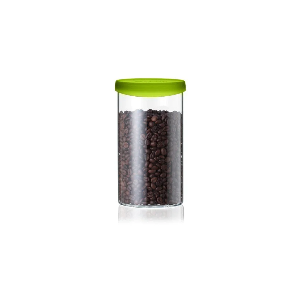 Úložná dóza se zeleným víkem Steel Function, 1 l v:901014
