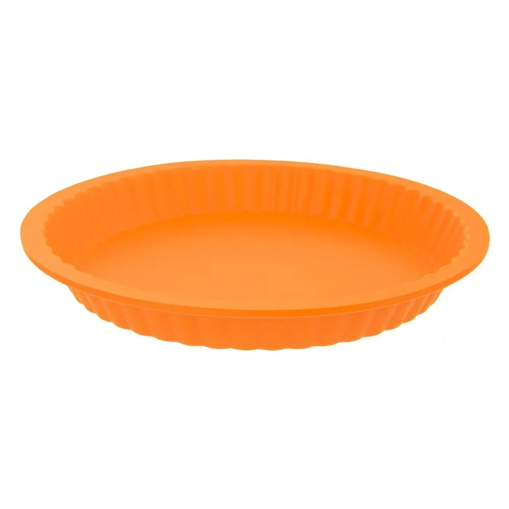 Oranžová silikonová forma na koláč Orion Baker, ø 27 cm v:1221414