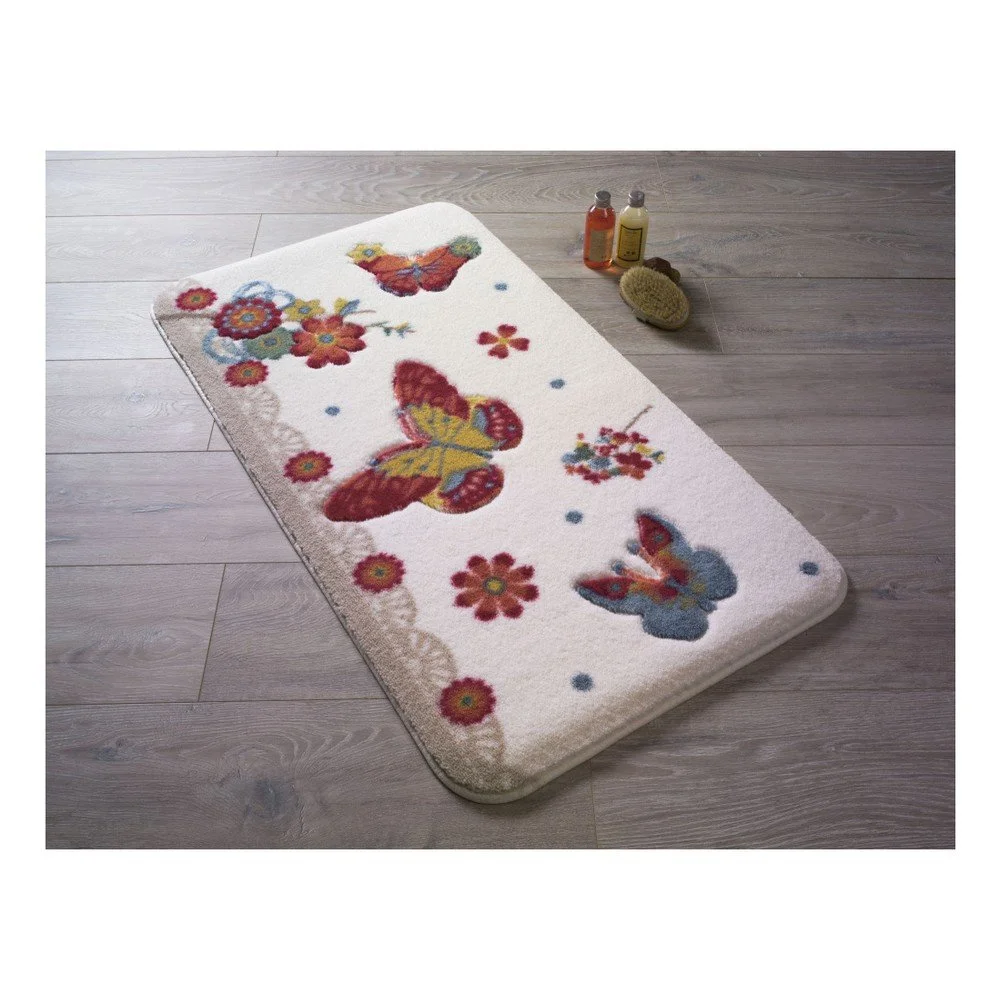 Koupelnová předložka Confetti Bathmats Battus Red, 55 x 57 cm v:995034
