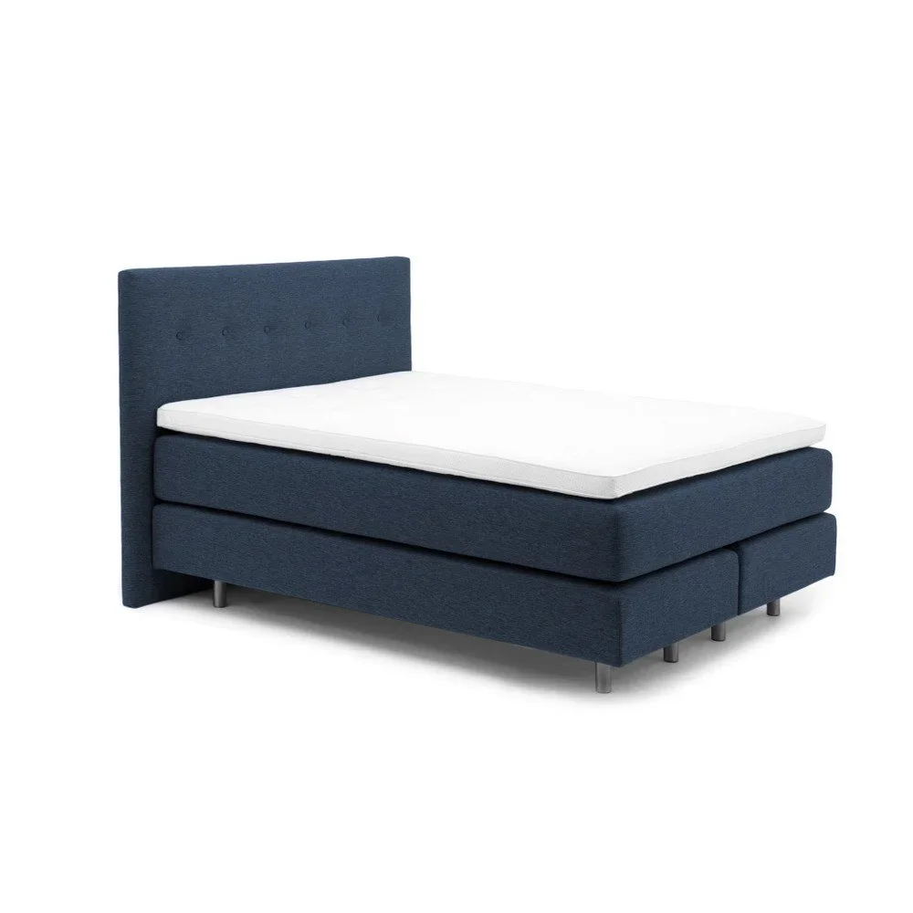 Tmavě modrá boxspring postel Vivonita Lando, 180 x 200 cm v:801654