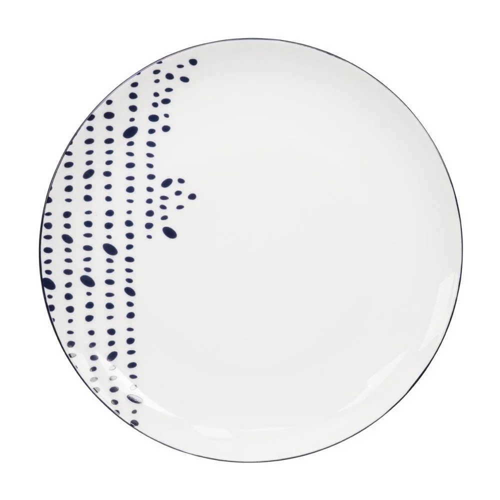 Porcelánový talíř Tokyo Design Studio Le Bleu De Plates, ⌀ 27 cm v:825830