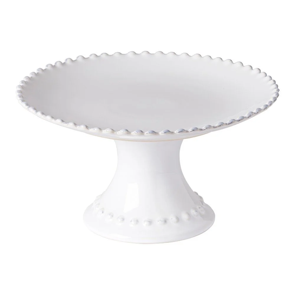 Bílý kameninový podnos na dort Costa Nova Pearl, ⌀ 22 cm v:1345993